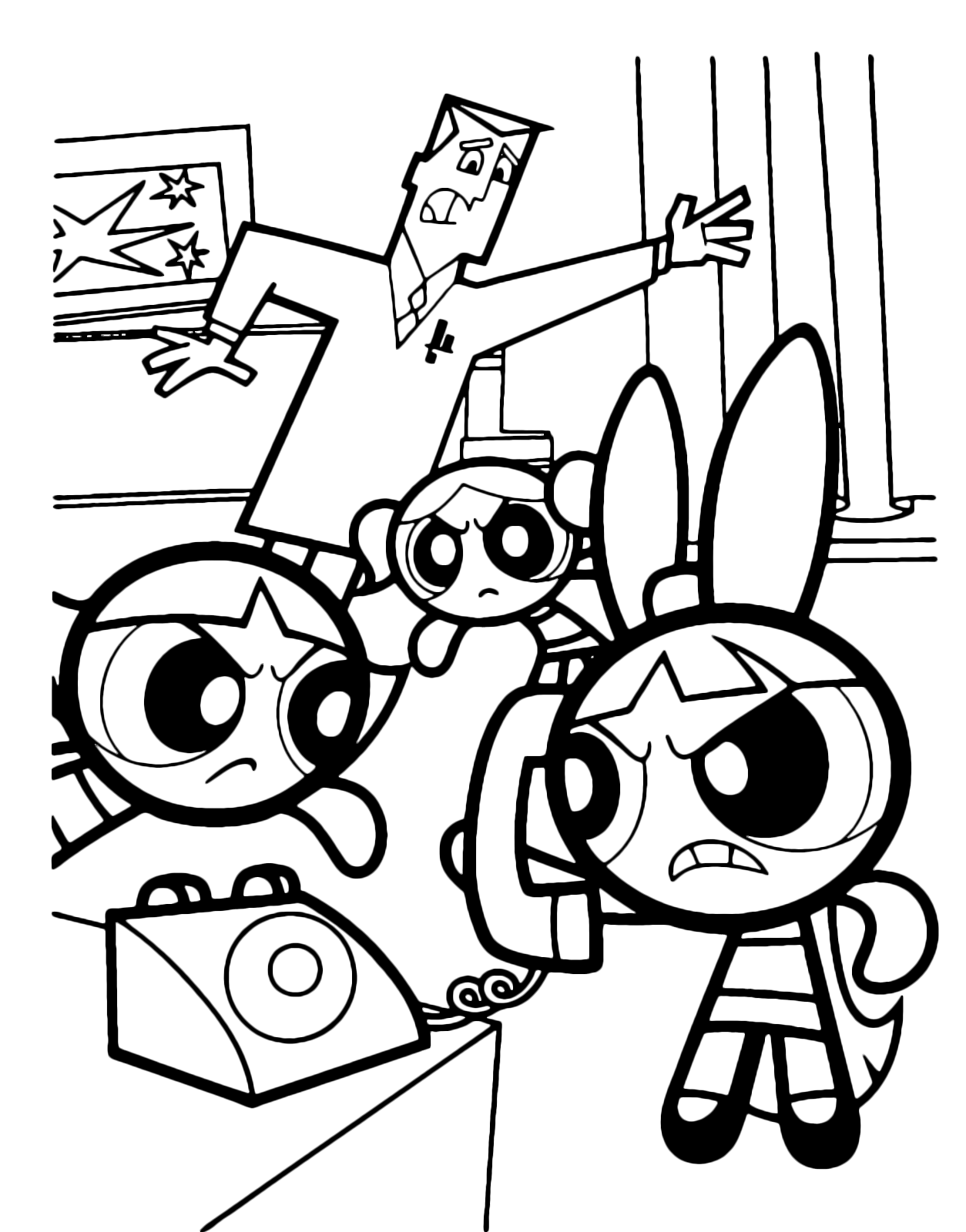 Powerpuff Girls Blossom Coloring Pages