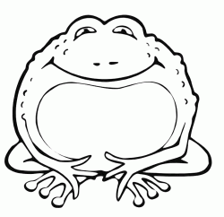 A toad smiling