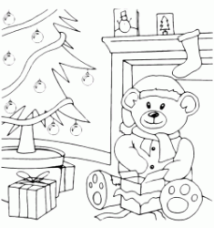 Teddy Bear at Christmas