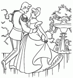 Cinderella dances with the Prince