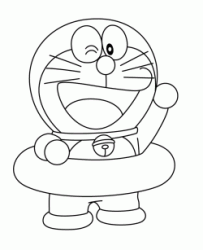 Doraemon with the life ring