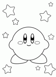 Kirby among the stars