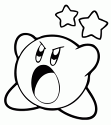 Kirby is angry