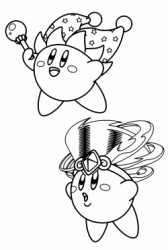 Kirby's Beam Copy Ability and Kirby Tornado