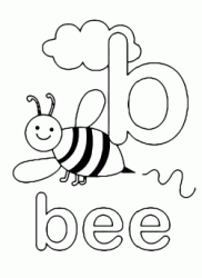b for bee lowercase letter