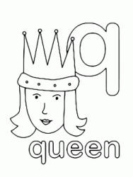 q for queen lowercase letter