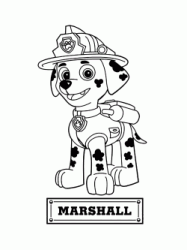 Marshall the firedog