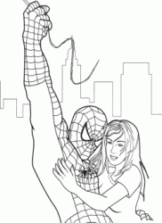 Spiderman salva Mary Jane