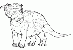 Juniper the Pachyrhinosaurus friend of Patchi