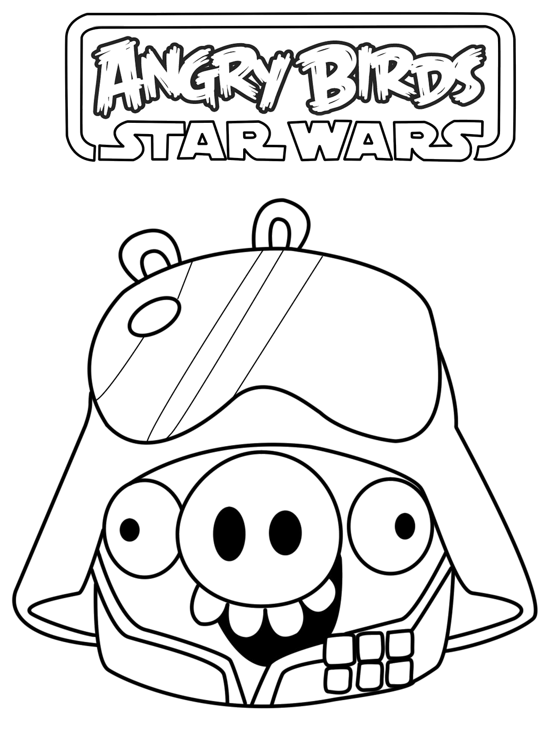 angry birds star wars coloring pages darth maul