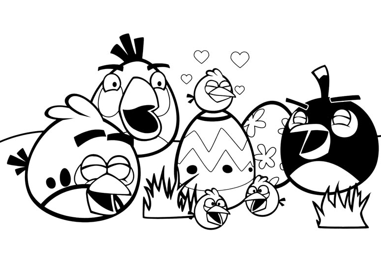 Angry Birds Movie Bubbles Coloring Page - ColoringAll