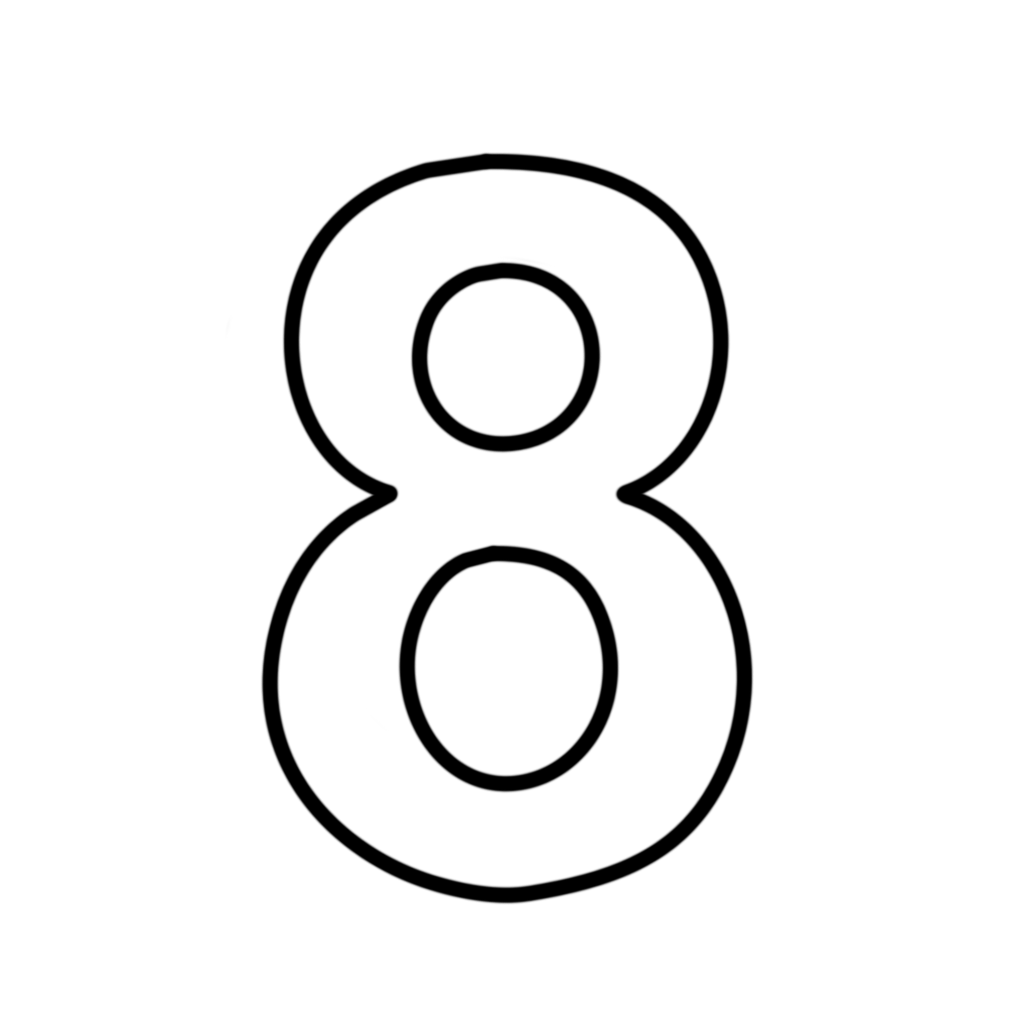 letters-and-numbers-number-8-eight