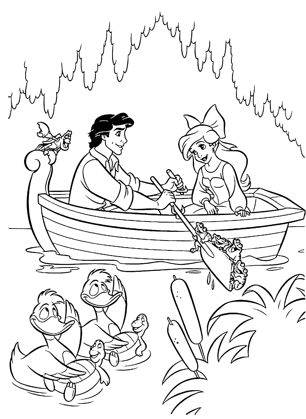 ariel and eric in boat