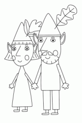 26+ Ben And Holly Coloring Pages