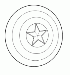 Download "Captain America" coloring pages
