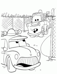 Download "Cars" coloring pages