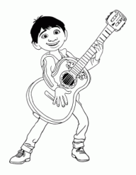 "Coco" coloring pages
